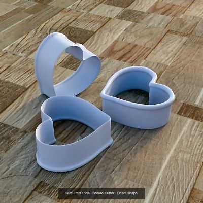Safe Traditional Cookie Cutters 3D Model Collection_4