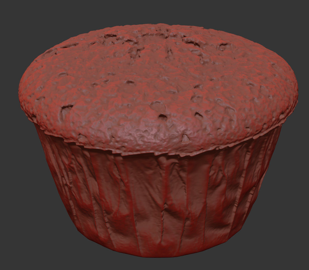 Muffin 3D model_7