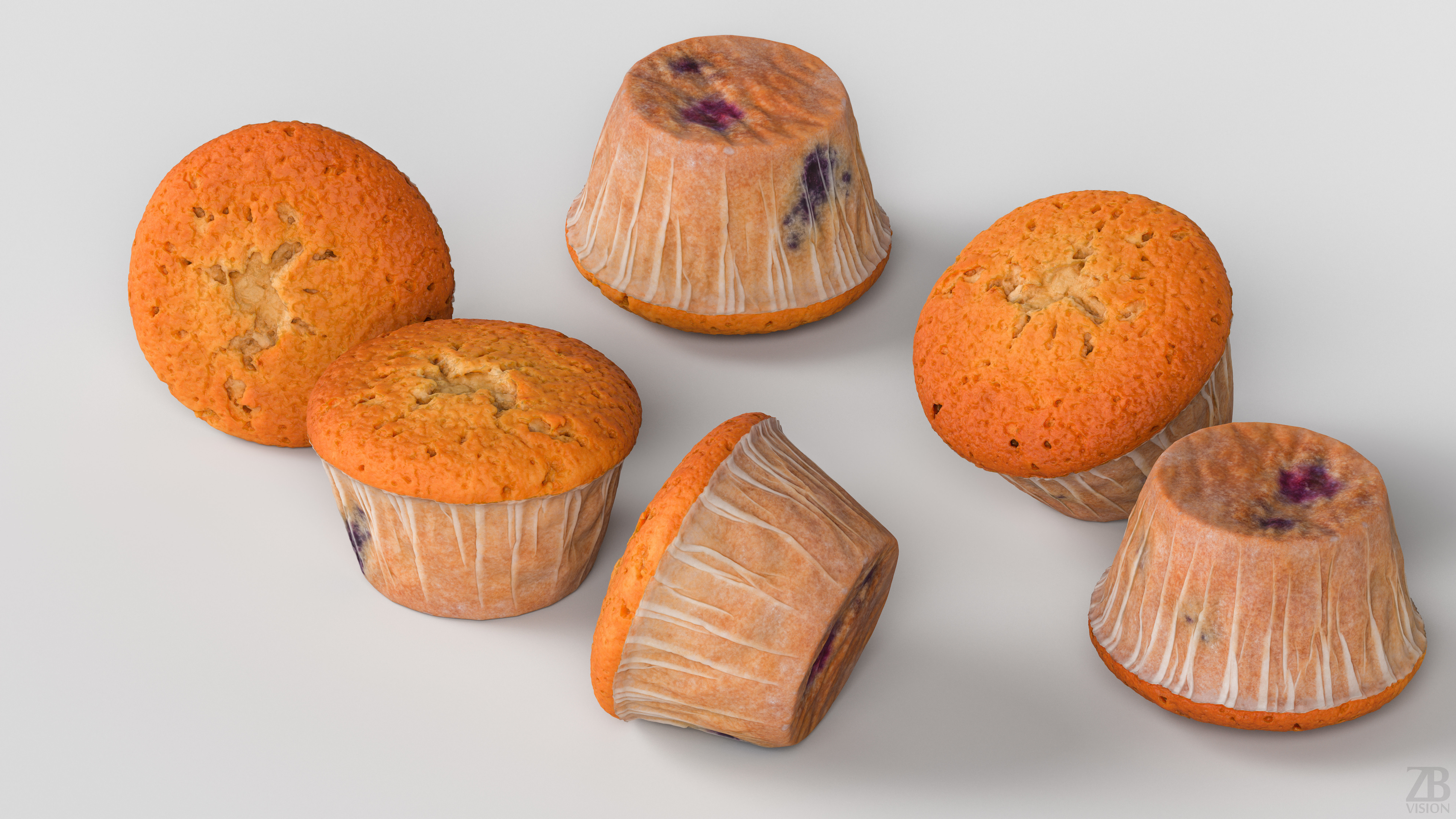 Muffin 3D model_2