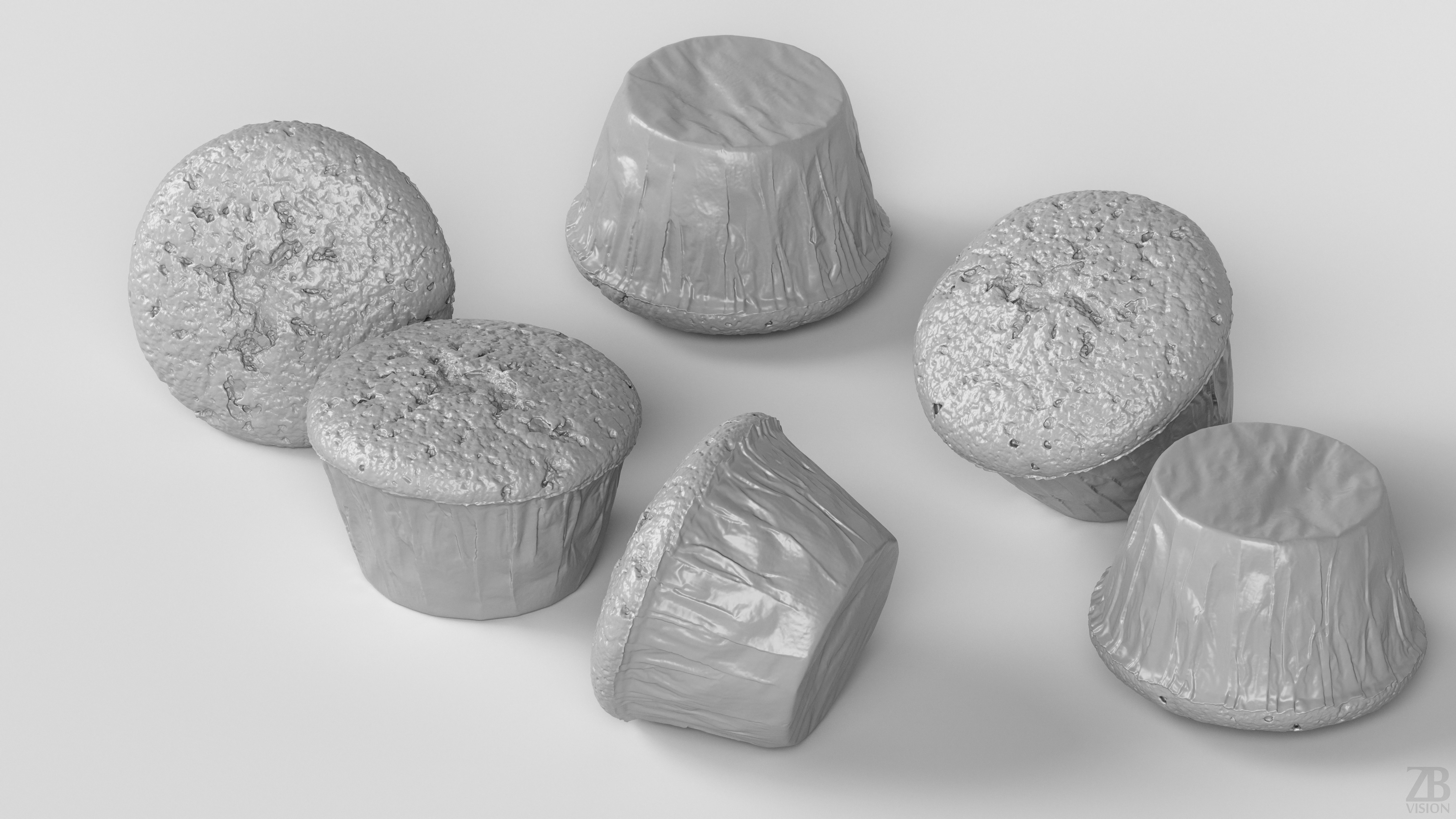 Muffin 3D model_3