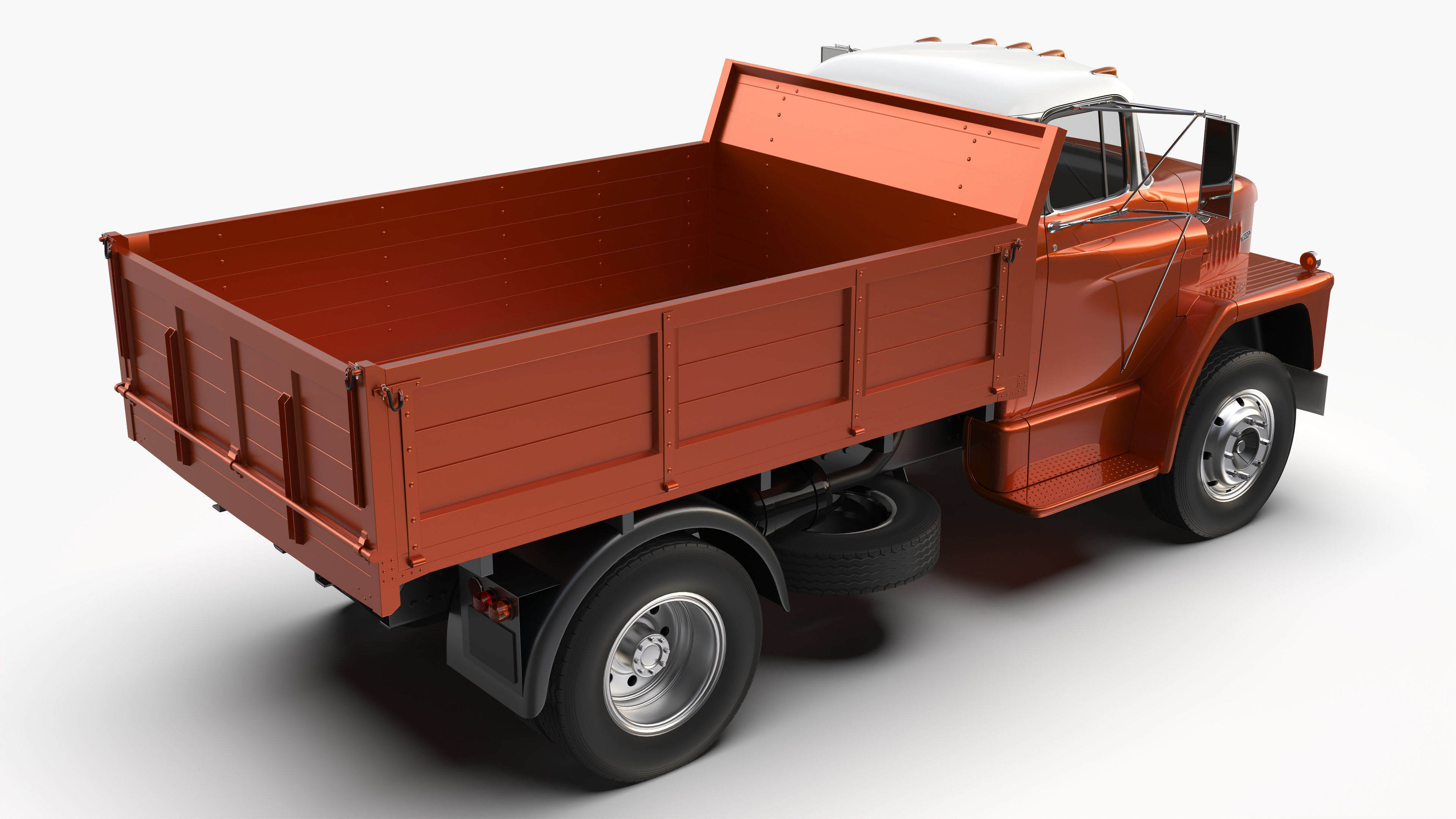 Dodge C600 1967 3D model_3