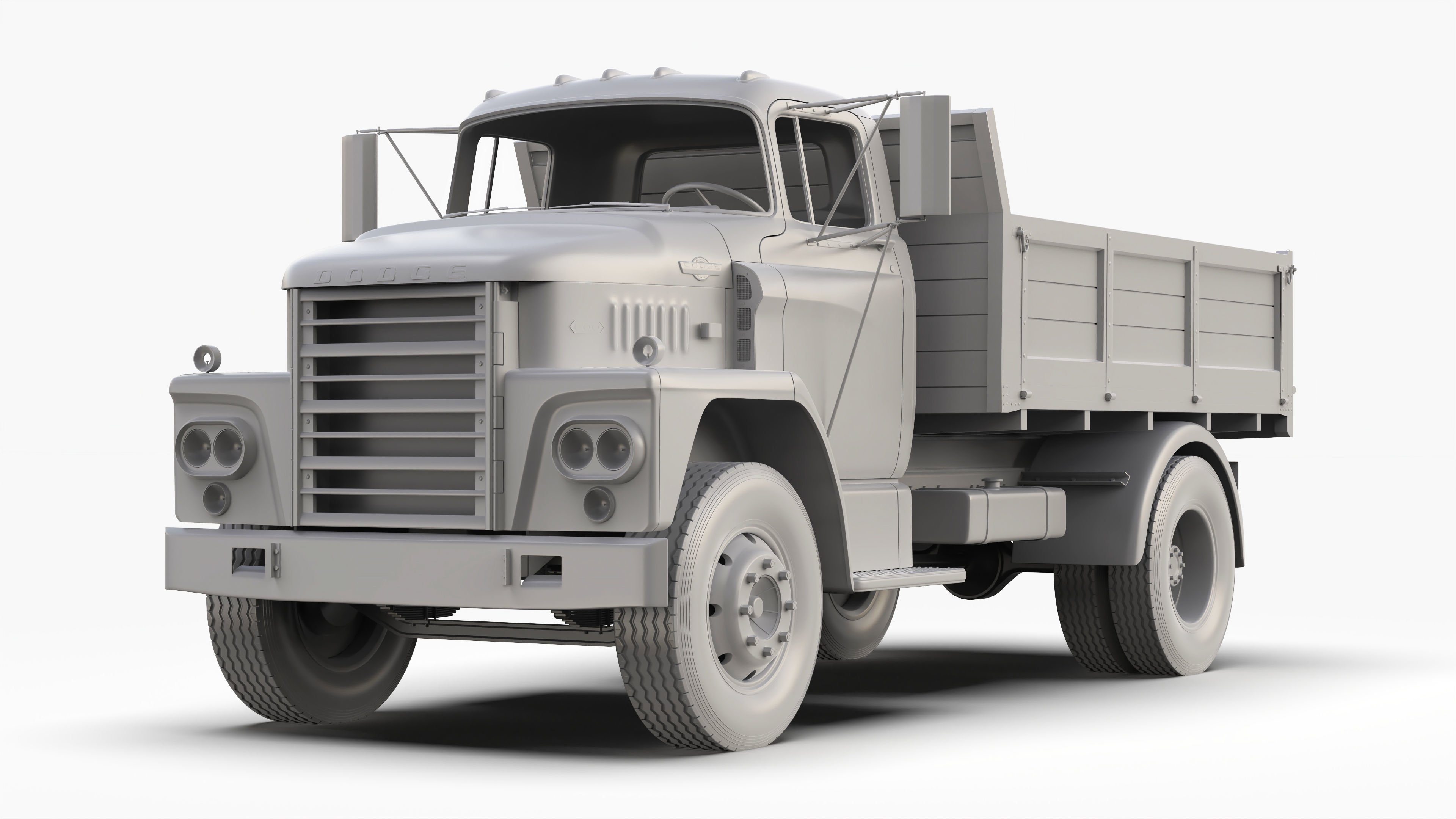 Dodge C600 1967 3D model_9