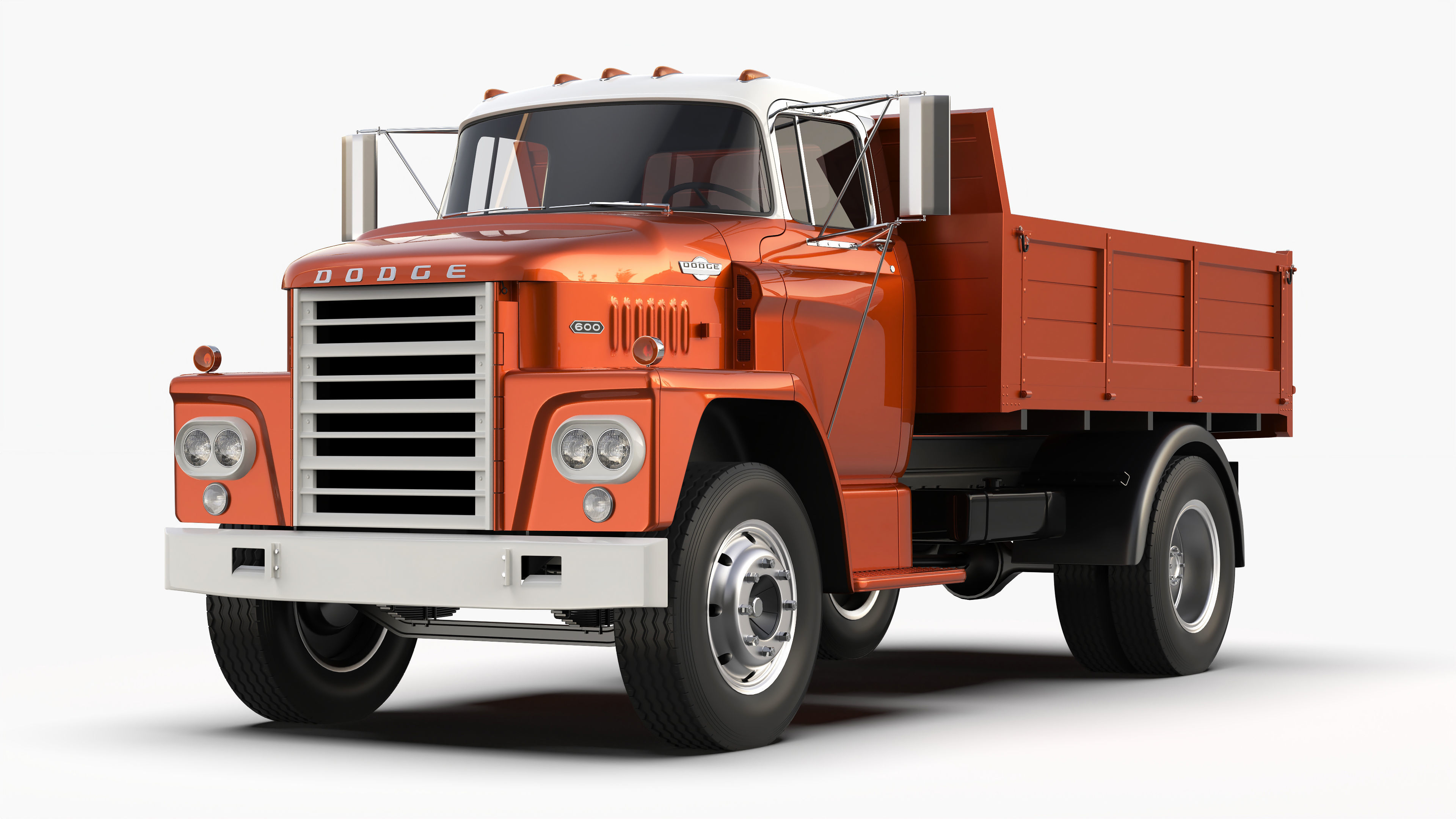 Dodge C600 1967 3D model_1