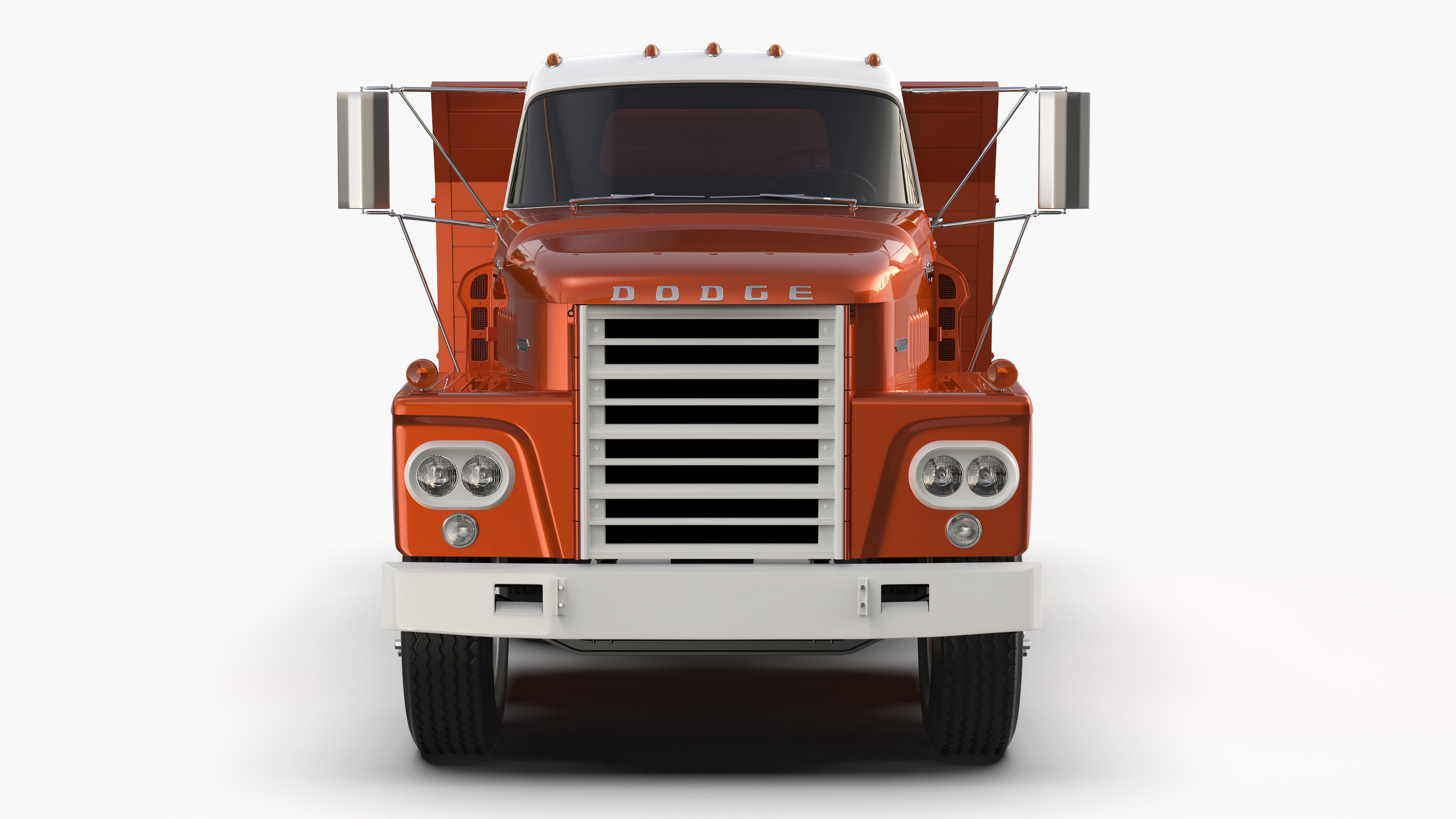 Dodge C600 1967 3D model_6