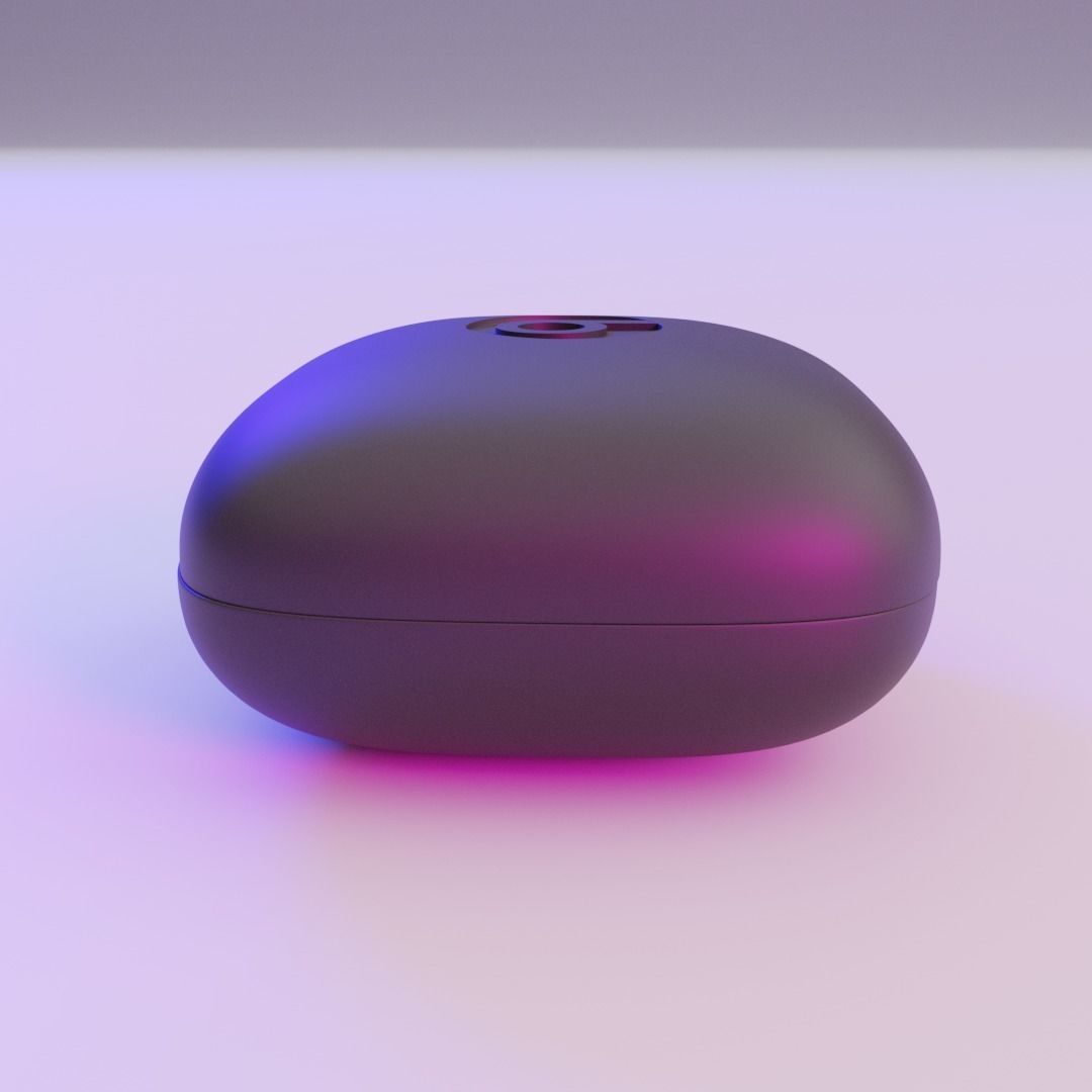 BEATS POWERBEATS PRO NAVY Low-poly 3D model_2