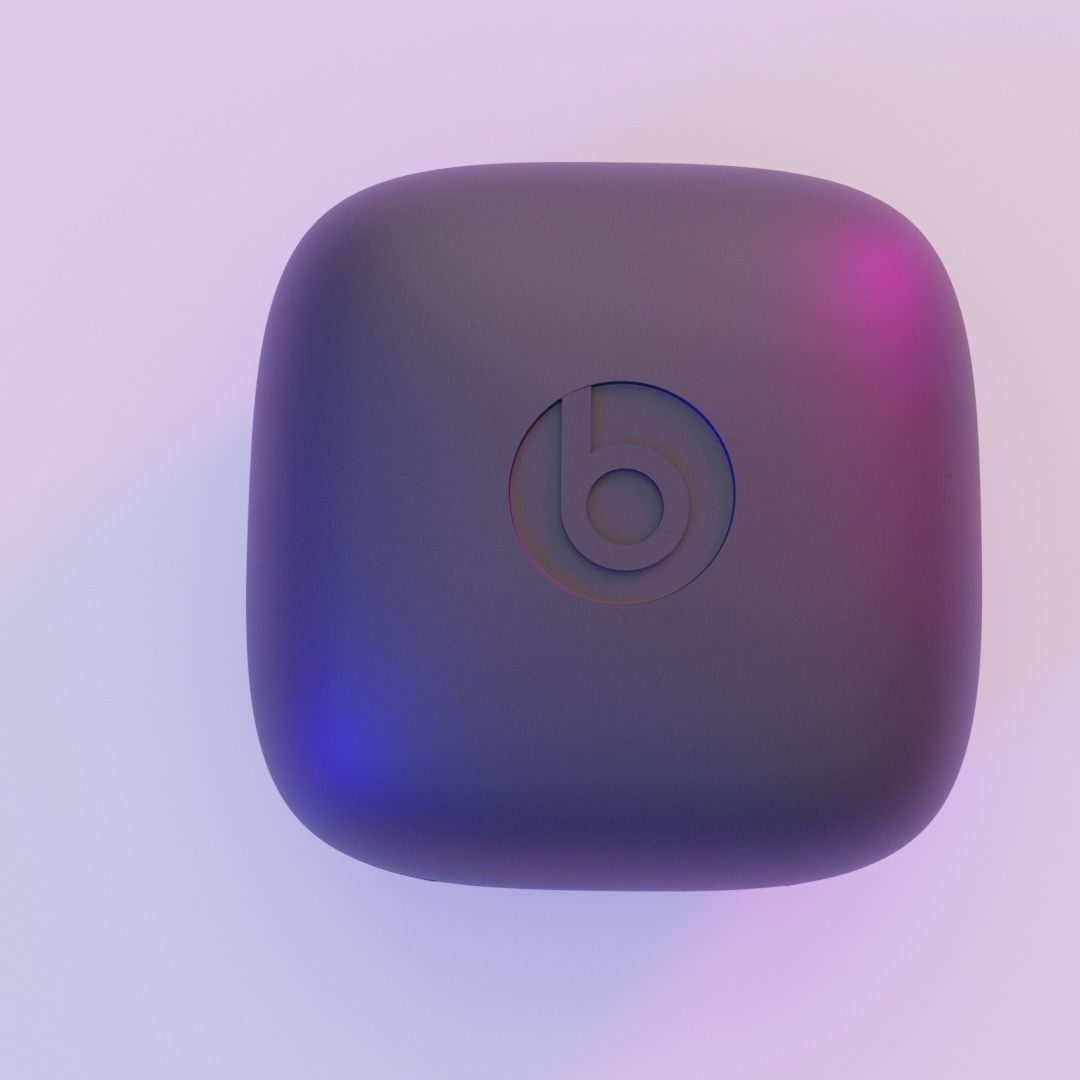 BEATS POWERBEATS PRO NAVY Low-poly 3D model_9