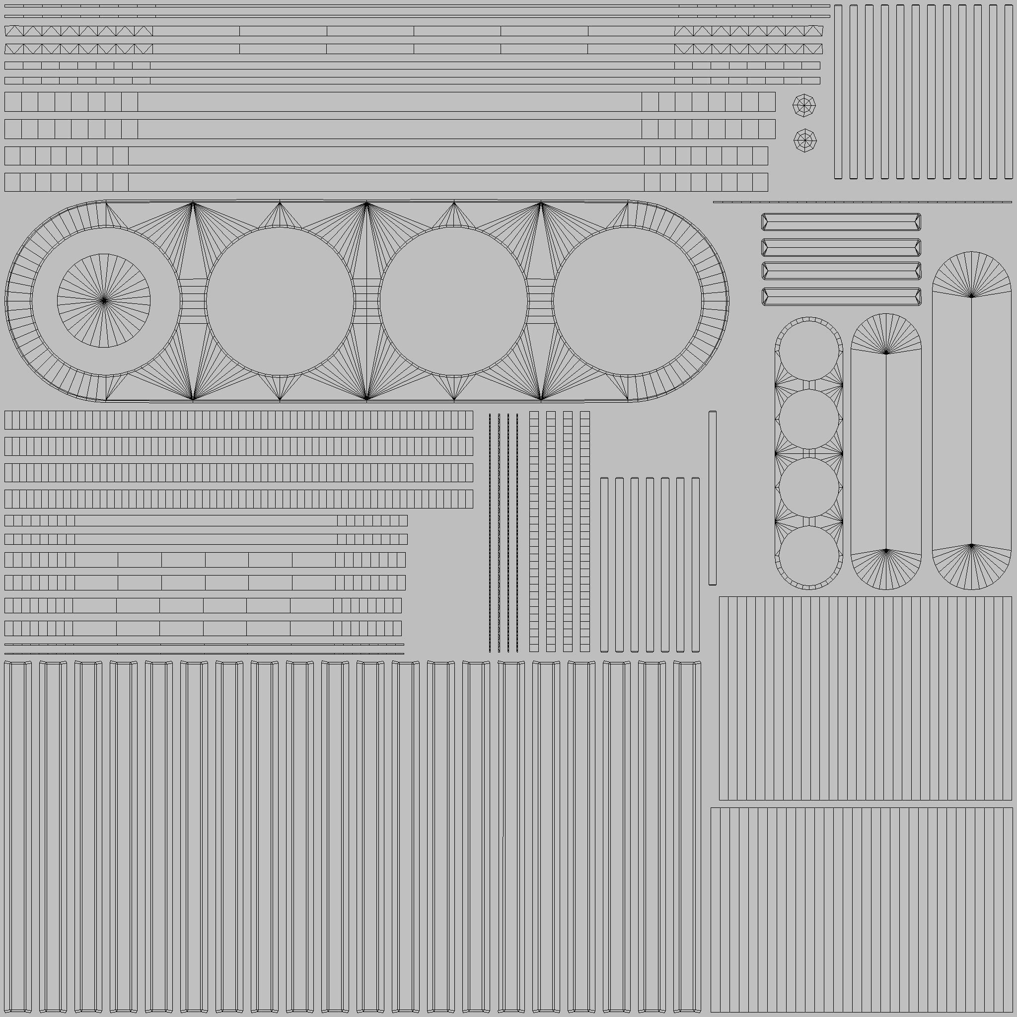Street Trash Can 44 PBR Game Ready Low-poly 3D model_22