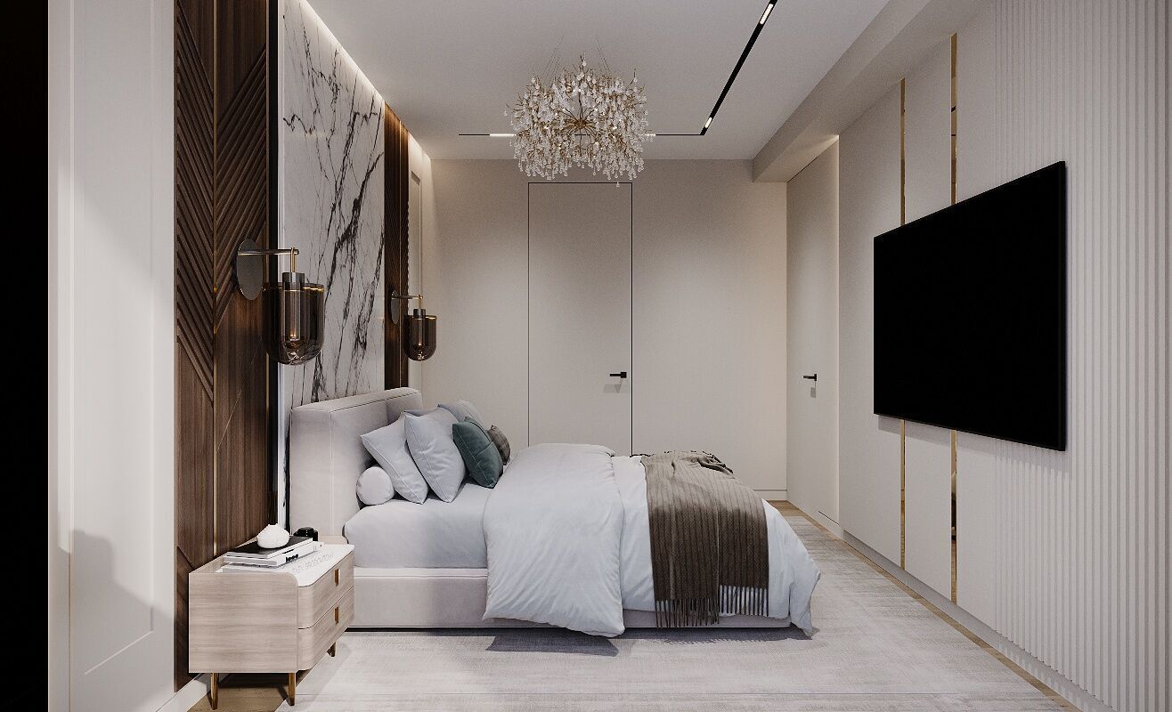 Modern interior  3D model_2