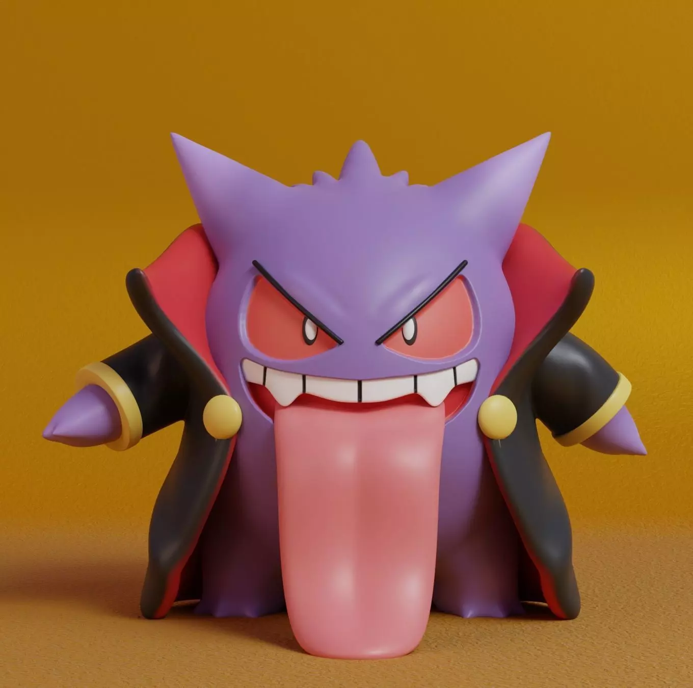 Pokemon - Dracule Gengar Halloween 3D print model_0