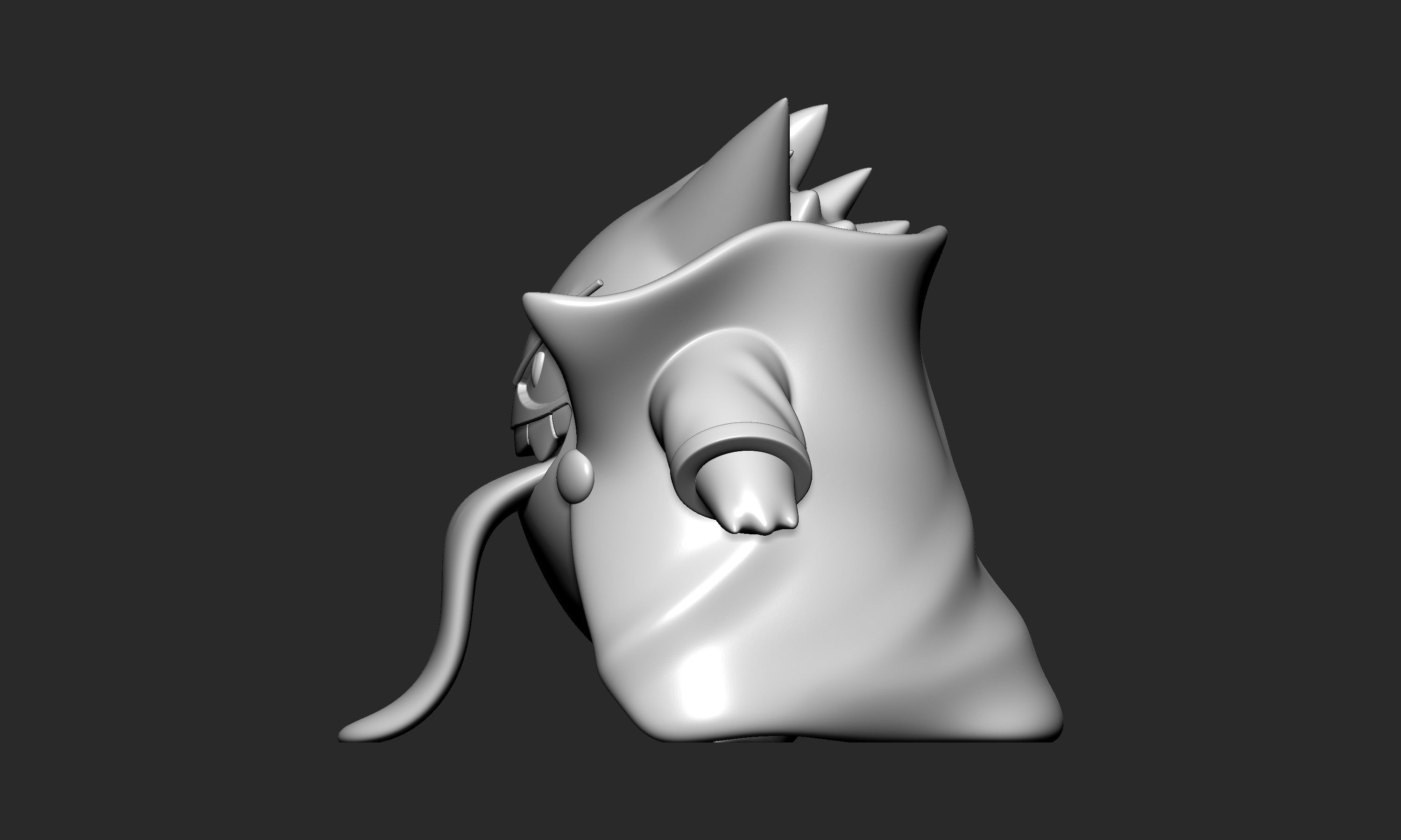 Pokemon - Dracule Gengar Halloween 3D print model_3