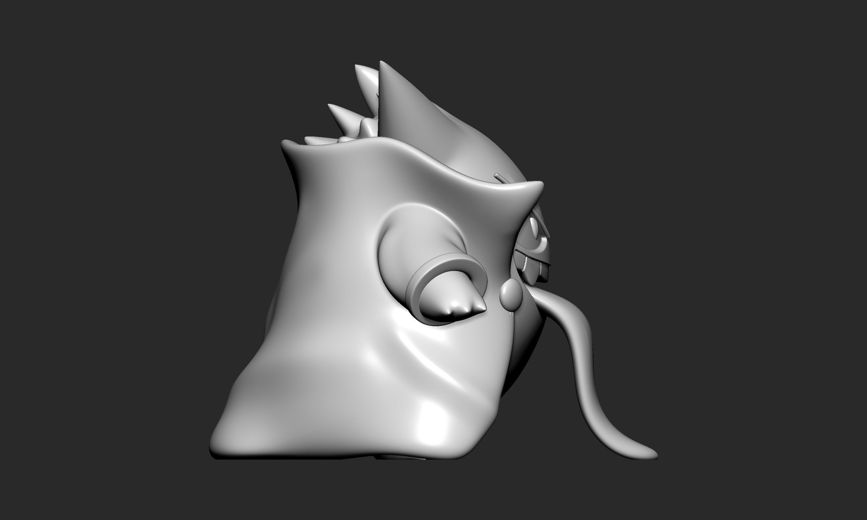 Pokemon - Dracule Gengar Halloween 3D print model_7