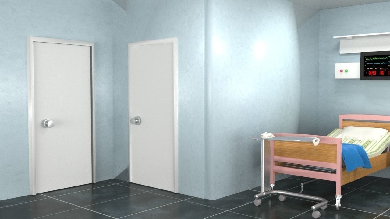 Hospital Ward 2 3D model_3