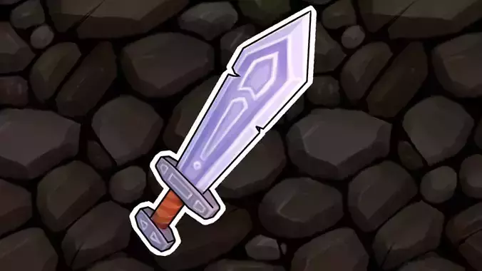 Lukkys Hand Painted Sword