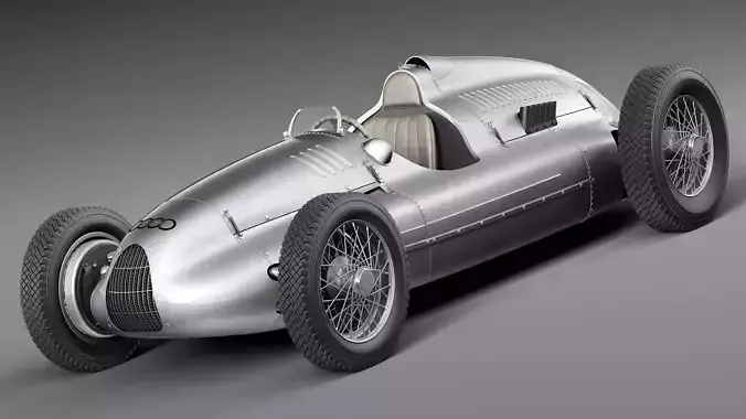 Auto Union type D 1938 3D model