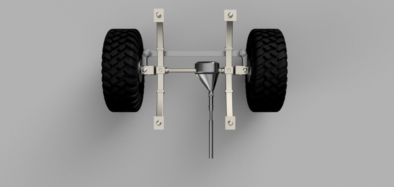 Front axle remodeling for revel 85 7222 3D print model_2