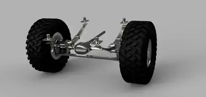 Front axle remodeling for revel 85 7222 3D print model