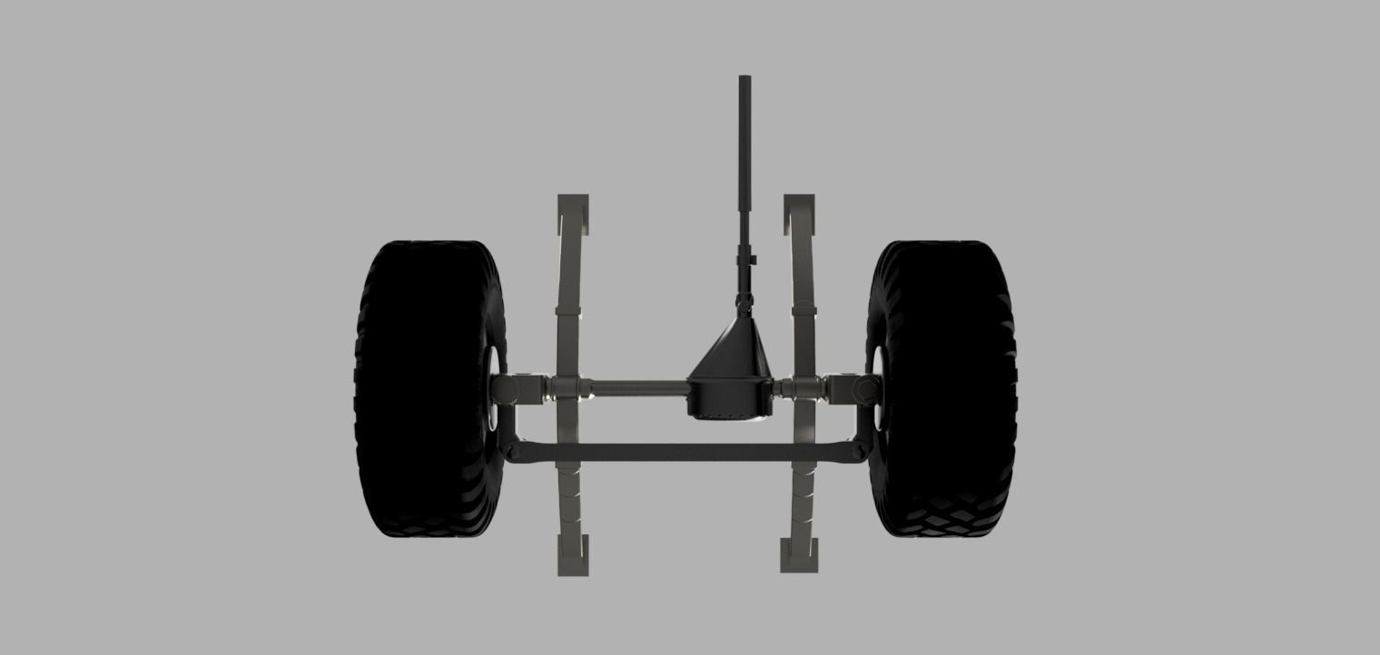 Front axle remodeling for revel 85 7222 3D print model_1