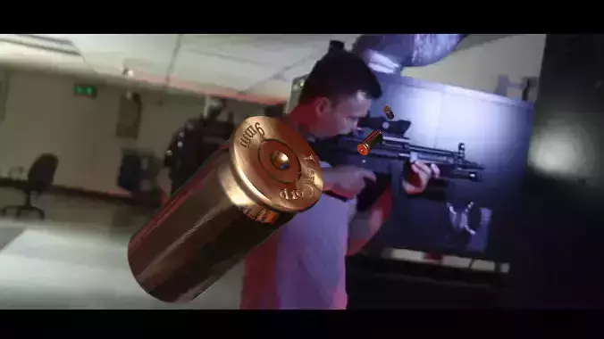 9mm Shell Casing Free 3D model