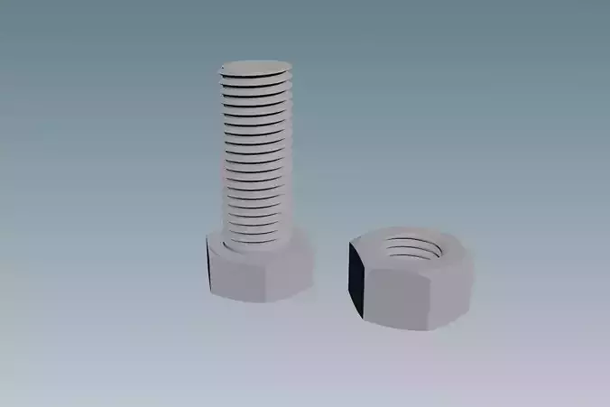 Screw with Nut M12X1-5