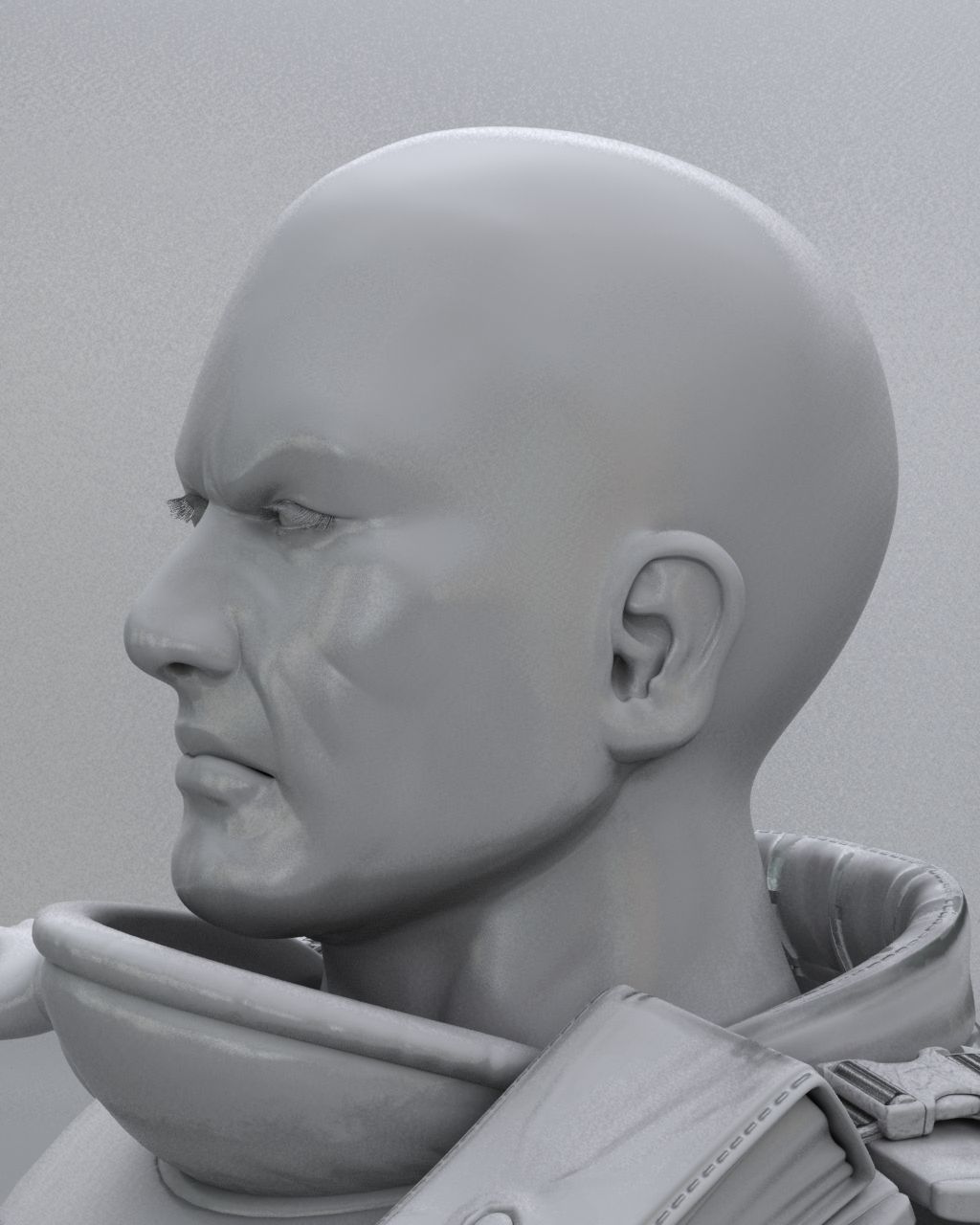 Animated Soldier Low-poly 3D model_12