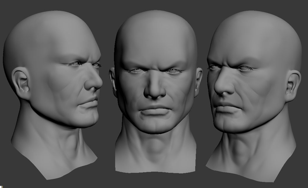 Animated Soldier Low-poly 3D model_11