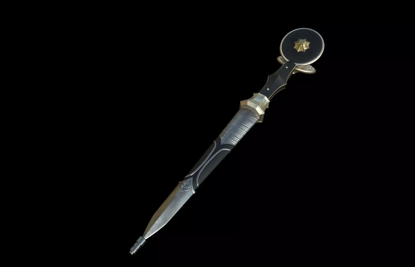 Daemon Targaryen Knife with Sheathe 3d digital download 3D print model