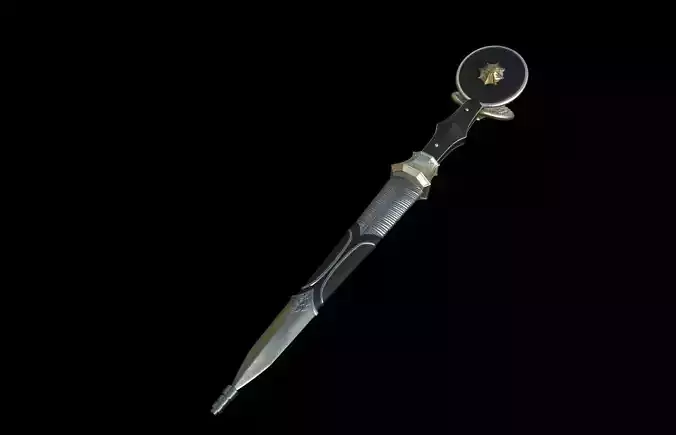 Daemon Targaryen Knife  with Sheathe 3d digital download