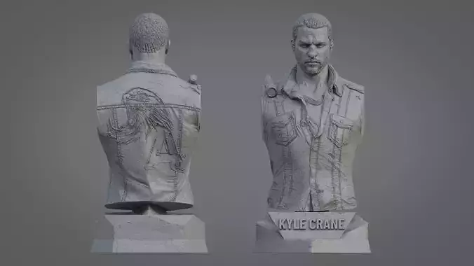 KYLE CRANE ULTRA-DETAILED SUPPORT-FREE BUST 3D MODEL 3D print model