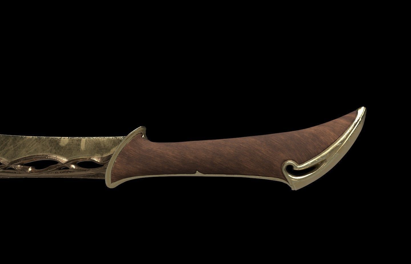 Tauriel Knives lord of the rings 3D DIGITAL DOWNLOAD FILE 3D print model_1