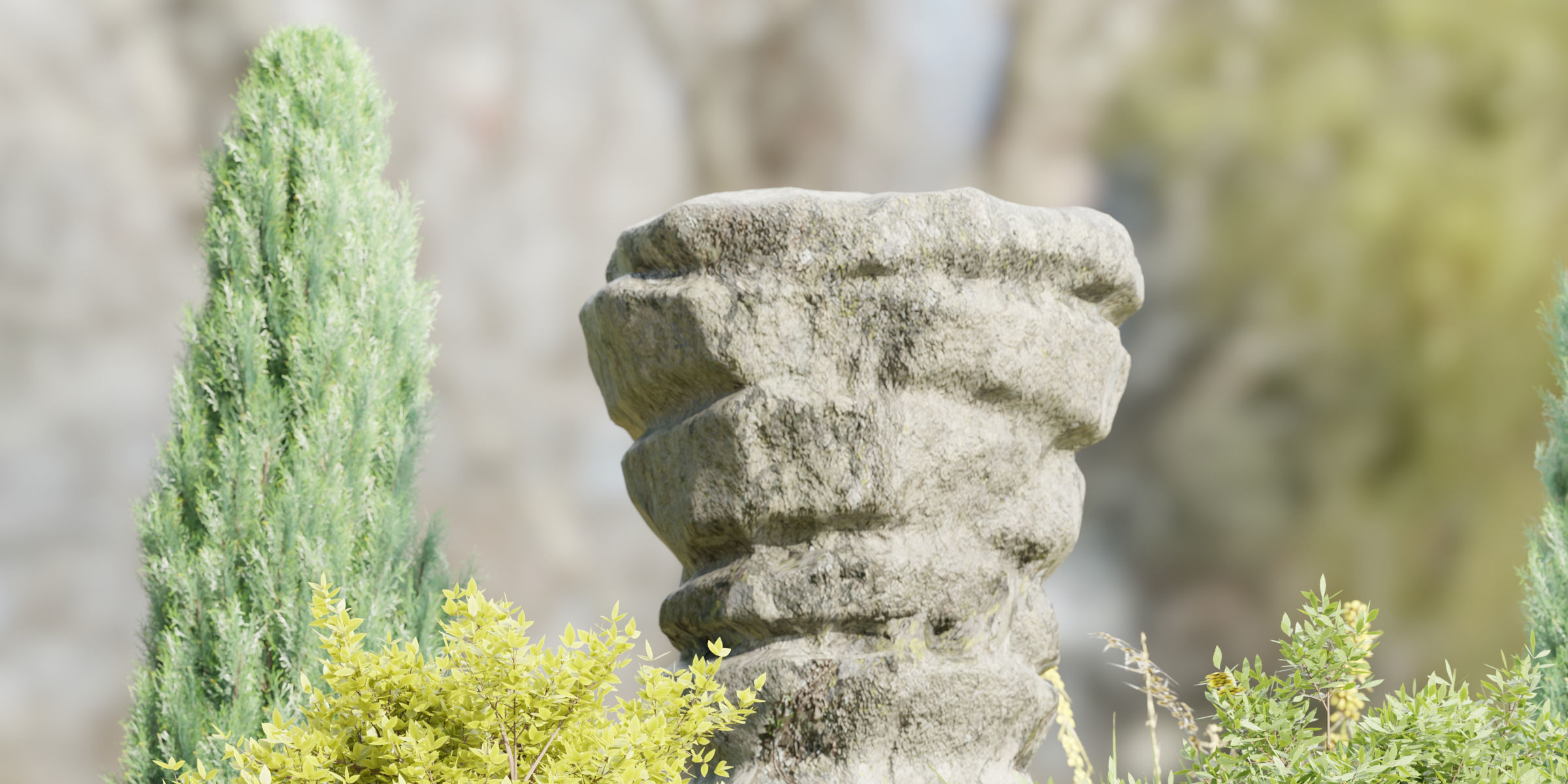 Paradise Landscape vol 95-Blender 3D model_3