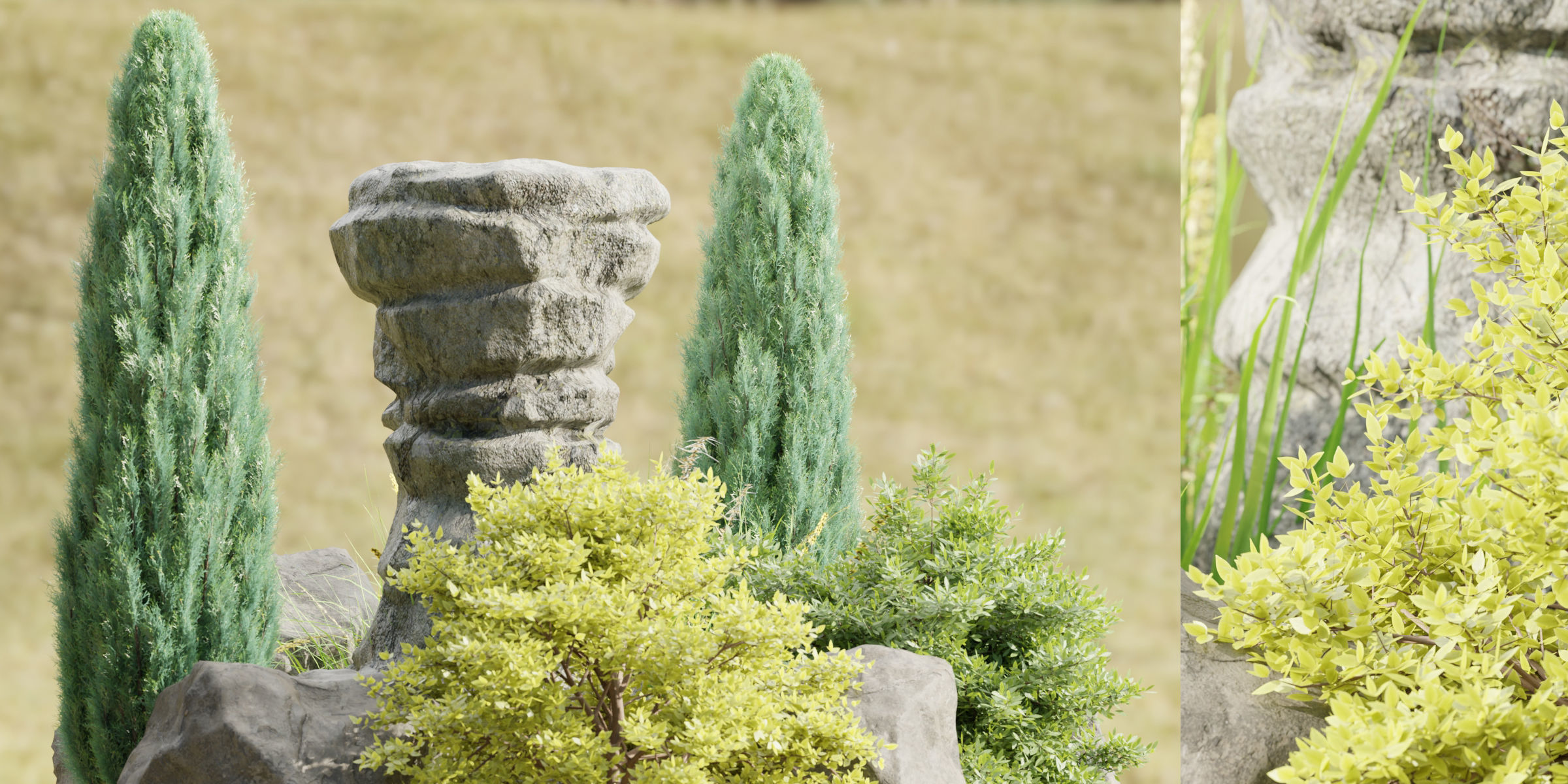 Paradise Landscape vol 95-Blender 3D model_4
