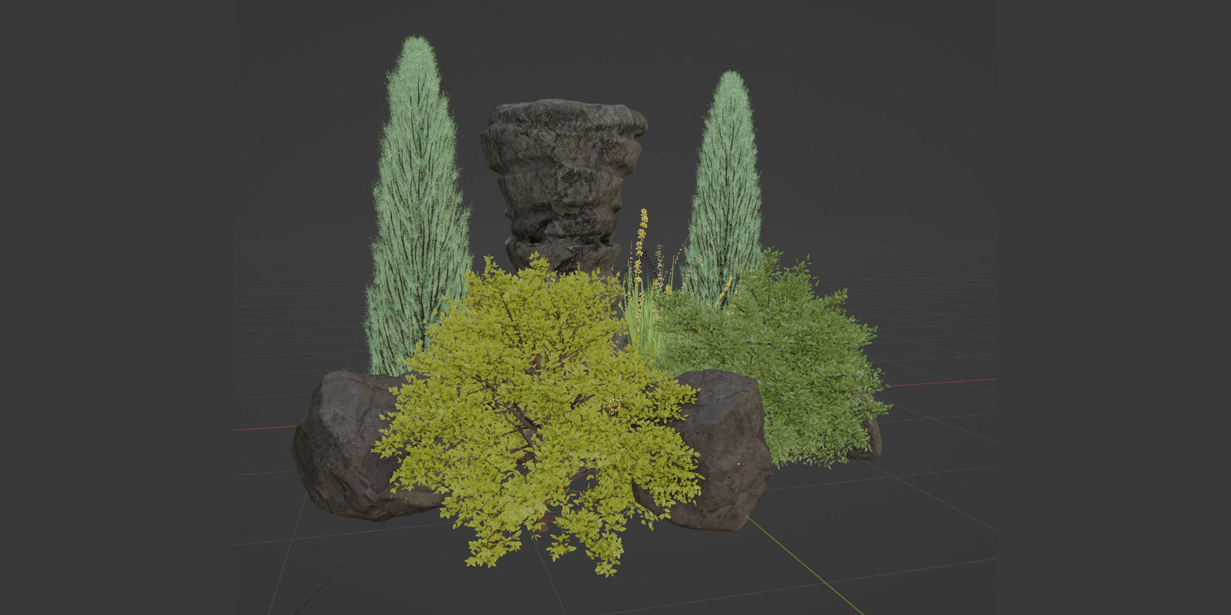 Paradise Landscape vol 95-Blender 3D model_1