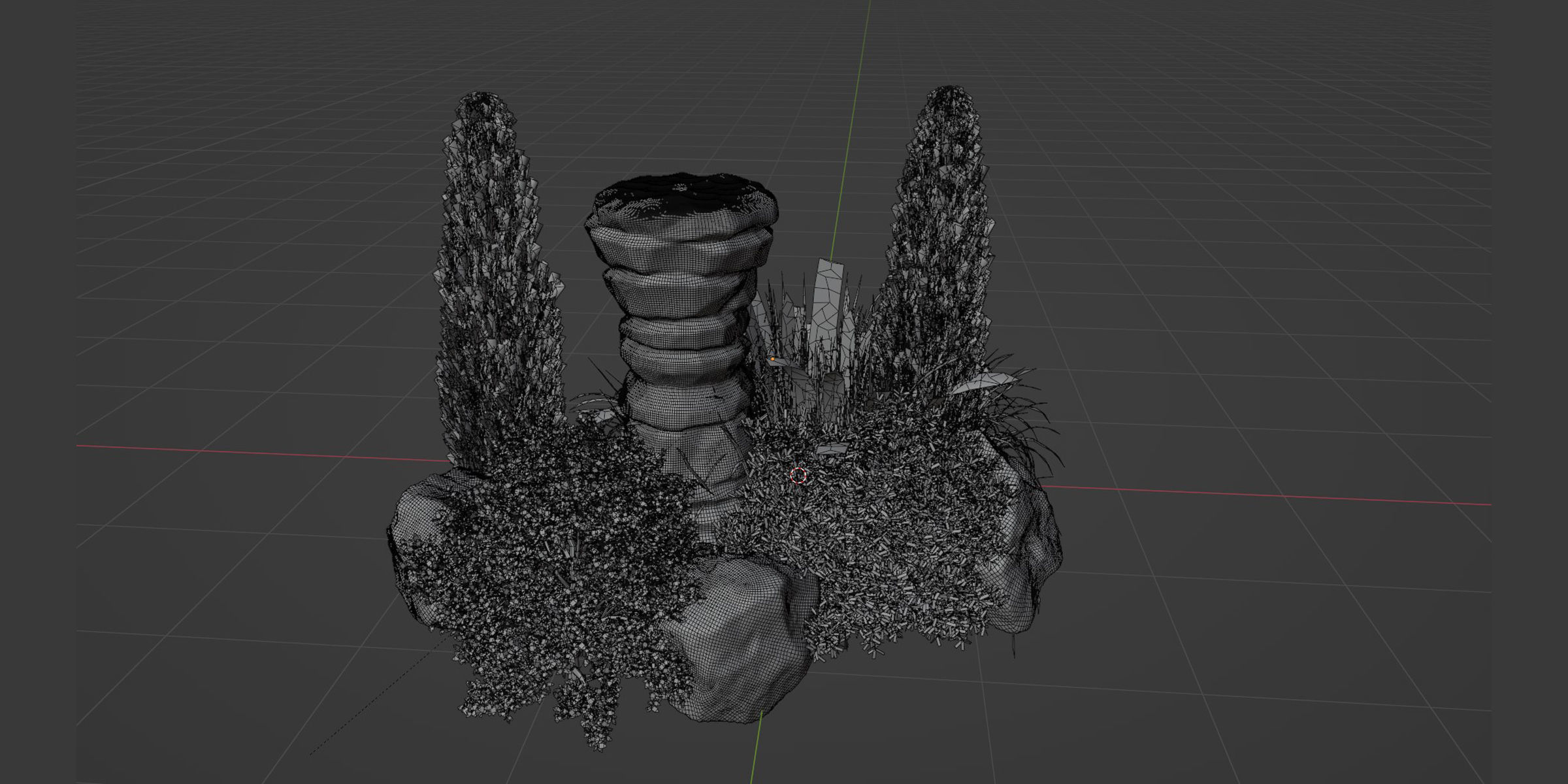 Paradise Landscape vol 95-Blender 3D model_6