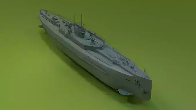 SMS U-151 3D model