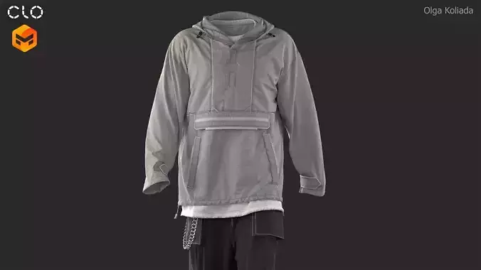 Urban Outfit Marvelous Designer project and OBJ 