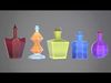 Low Poly Potion pack Low-poly 3D model_5