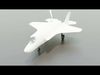 Airplane Low-poly 3D model_1