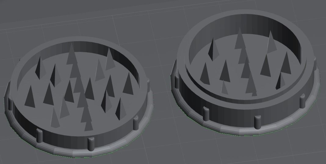 3 Different Weed Grinder Pot Crusher Designs Free 3D print model_7