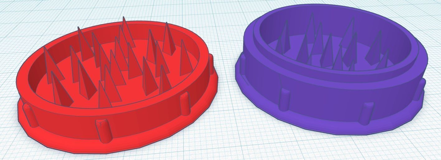 3 Different Weed Grinder Pot Crusher Designs Free 3D print model_4