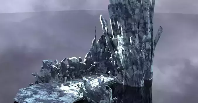 Ice crystal Walkways 1 3D model