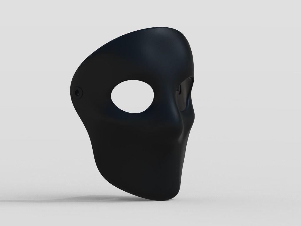 Simple Mask Halloween 3D print model_2
