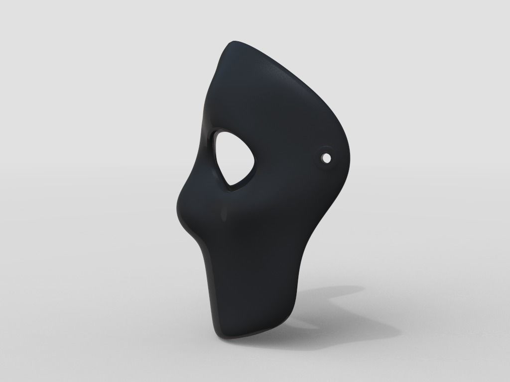 Simple Mask Halloween 3D print model_4