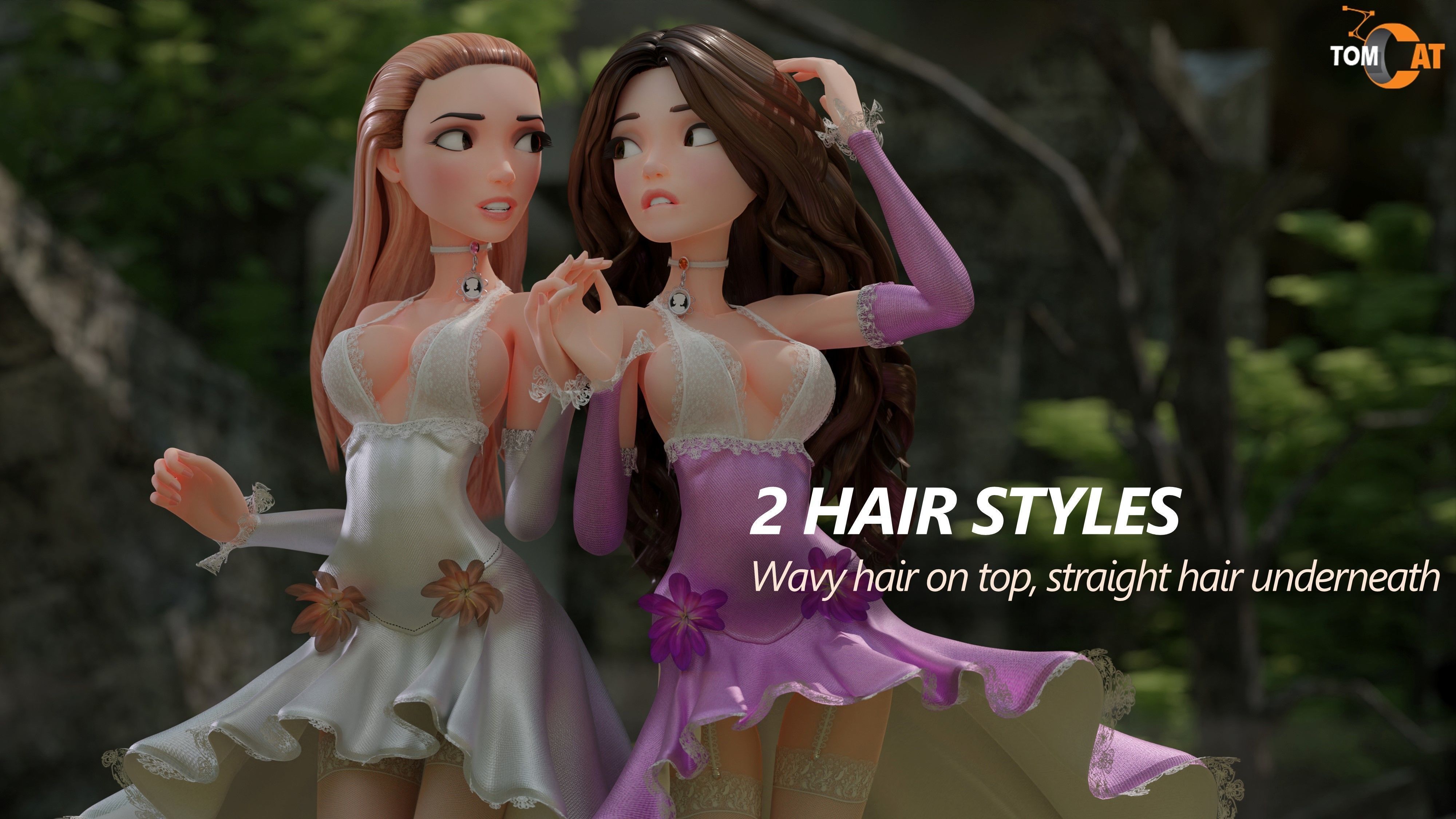 EPONINE LA DUELLISTE for Blender Low-poly 3D model_5