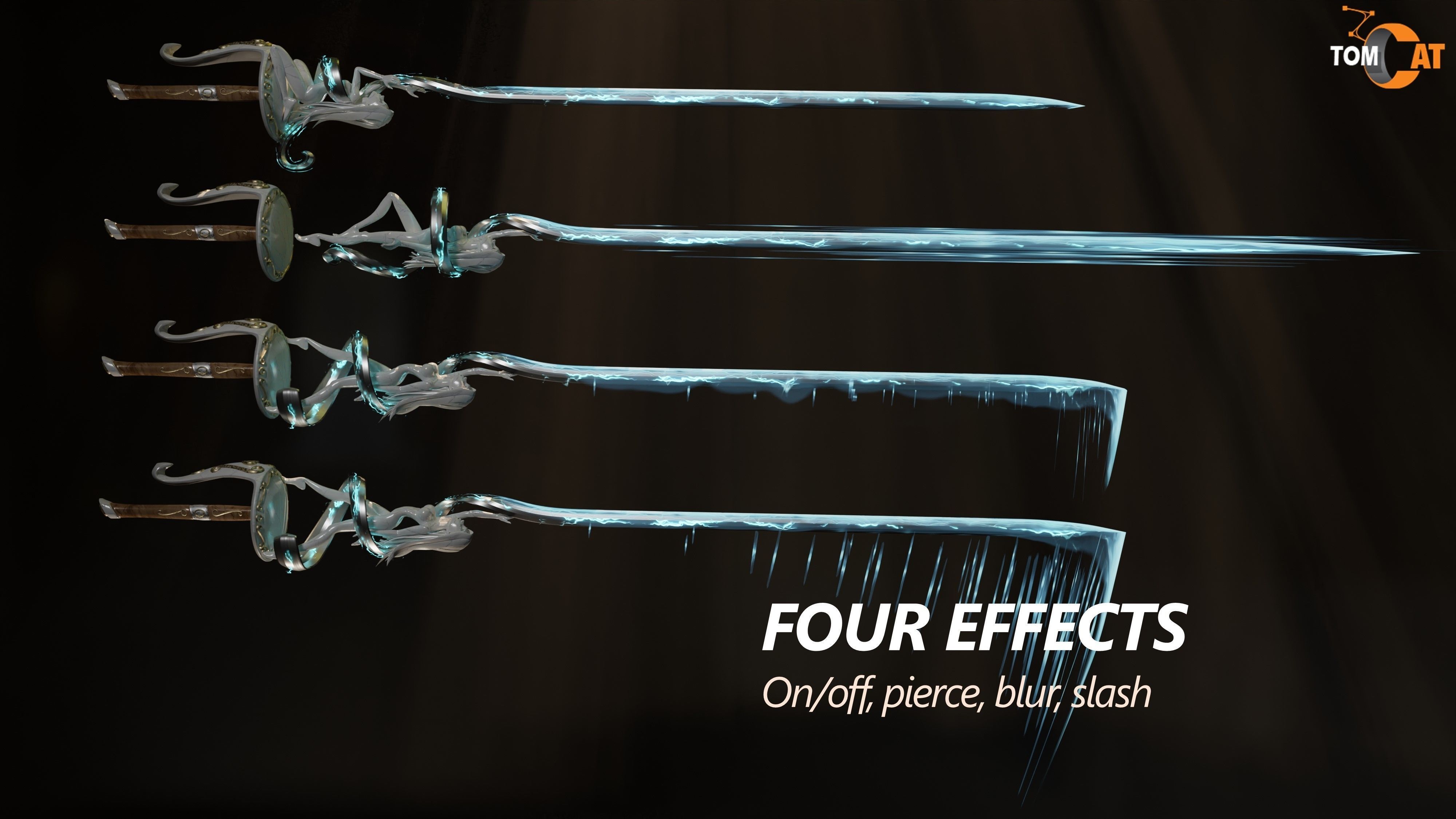 EPONINE LA DUELLISTE for Blender Low-poly 3D model_10