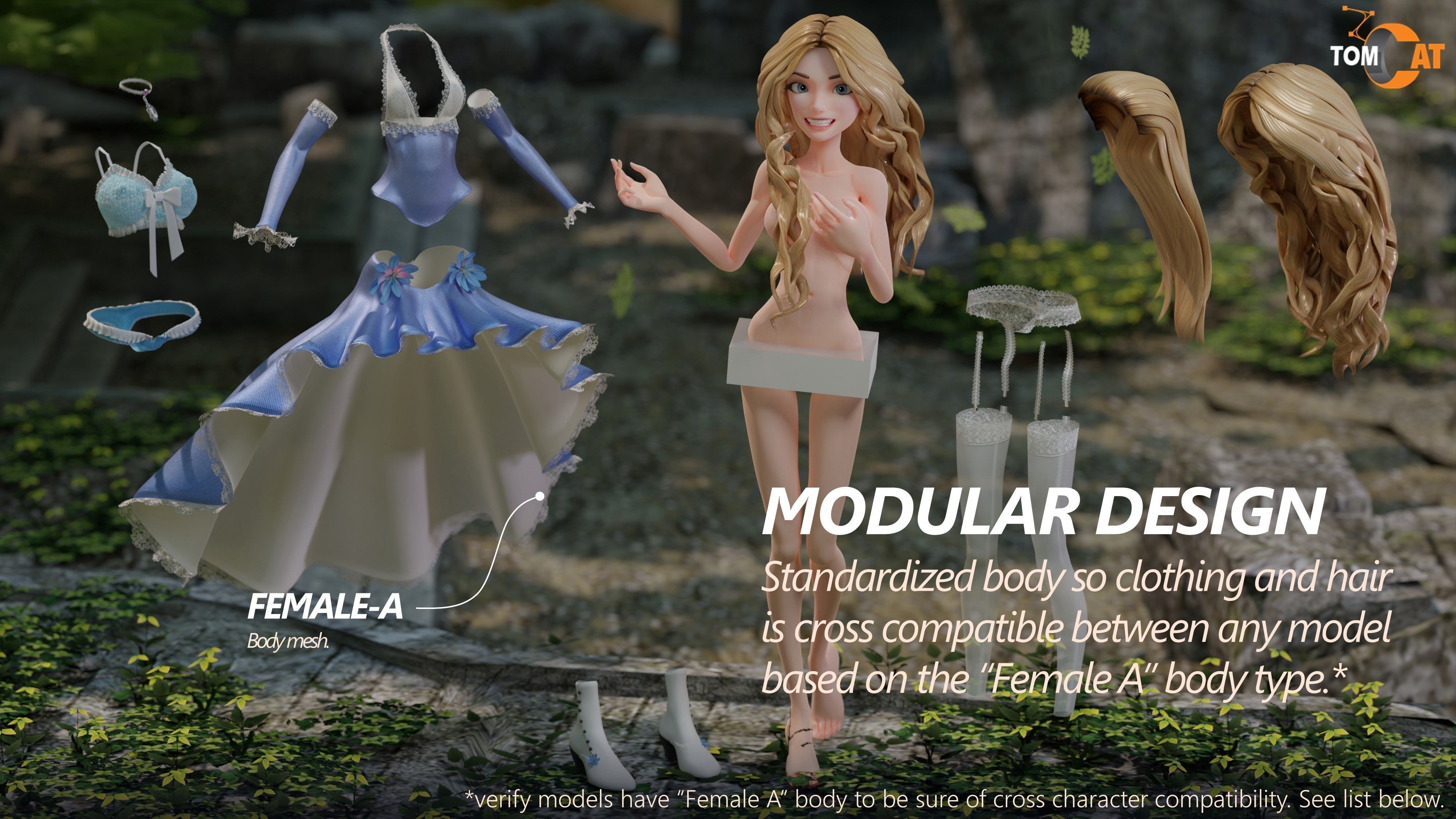 EPONINE LA DUELLISTE for Blender Low-poly 3D model_11