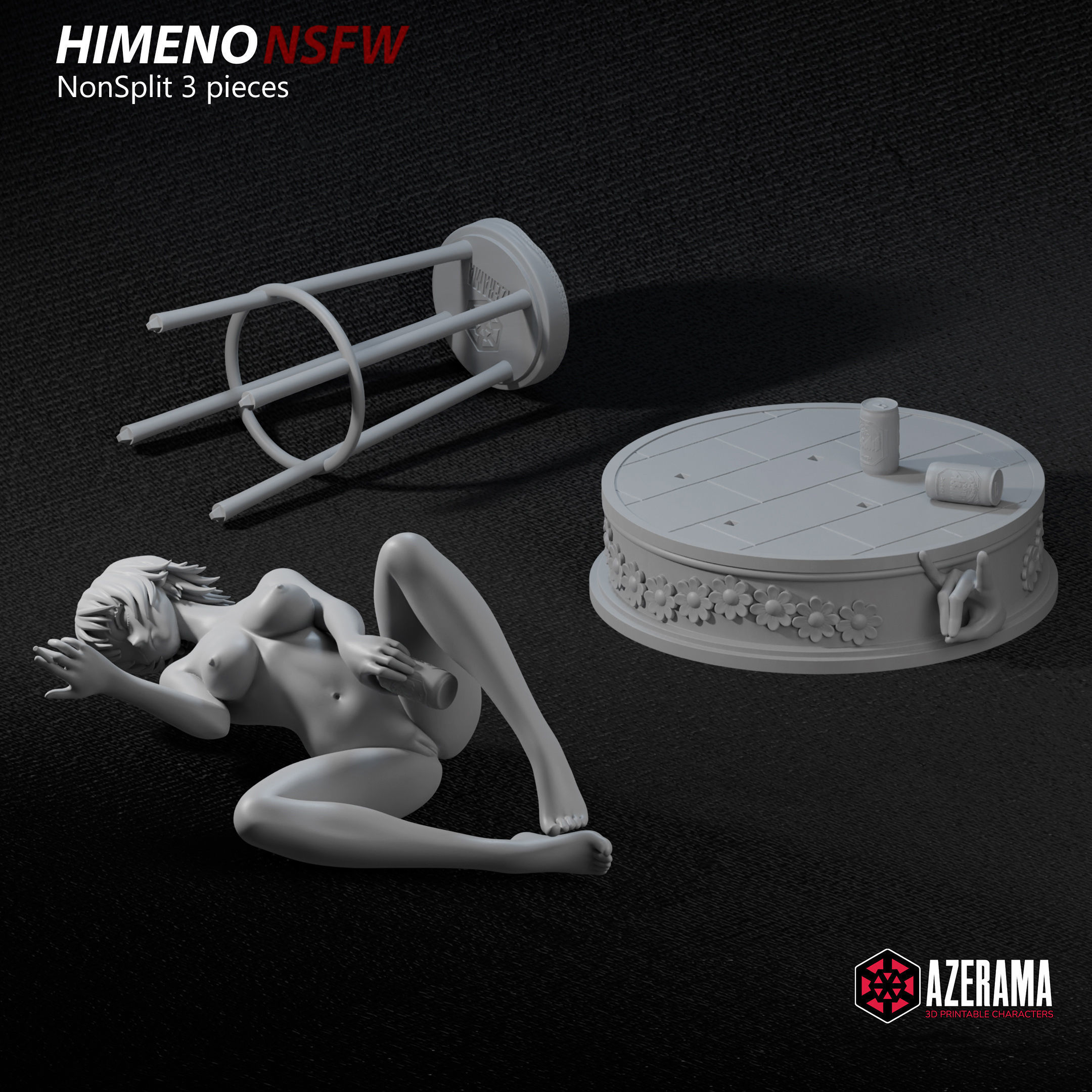Himeno NSFW STL Ready for 3D Printing 3D print model_5