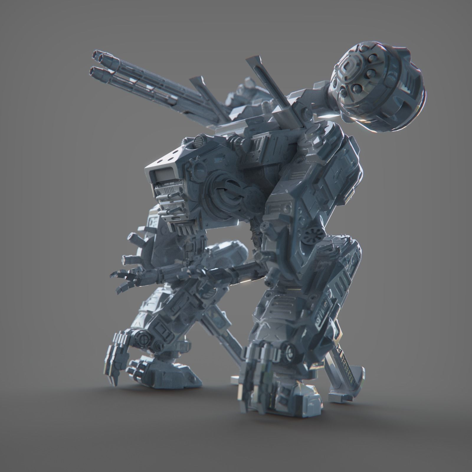 Mech- Gloomikrikt 3D print model_9