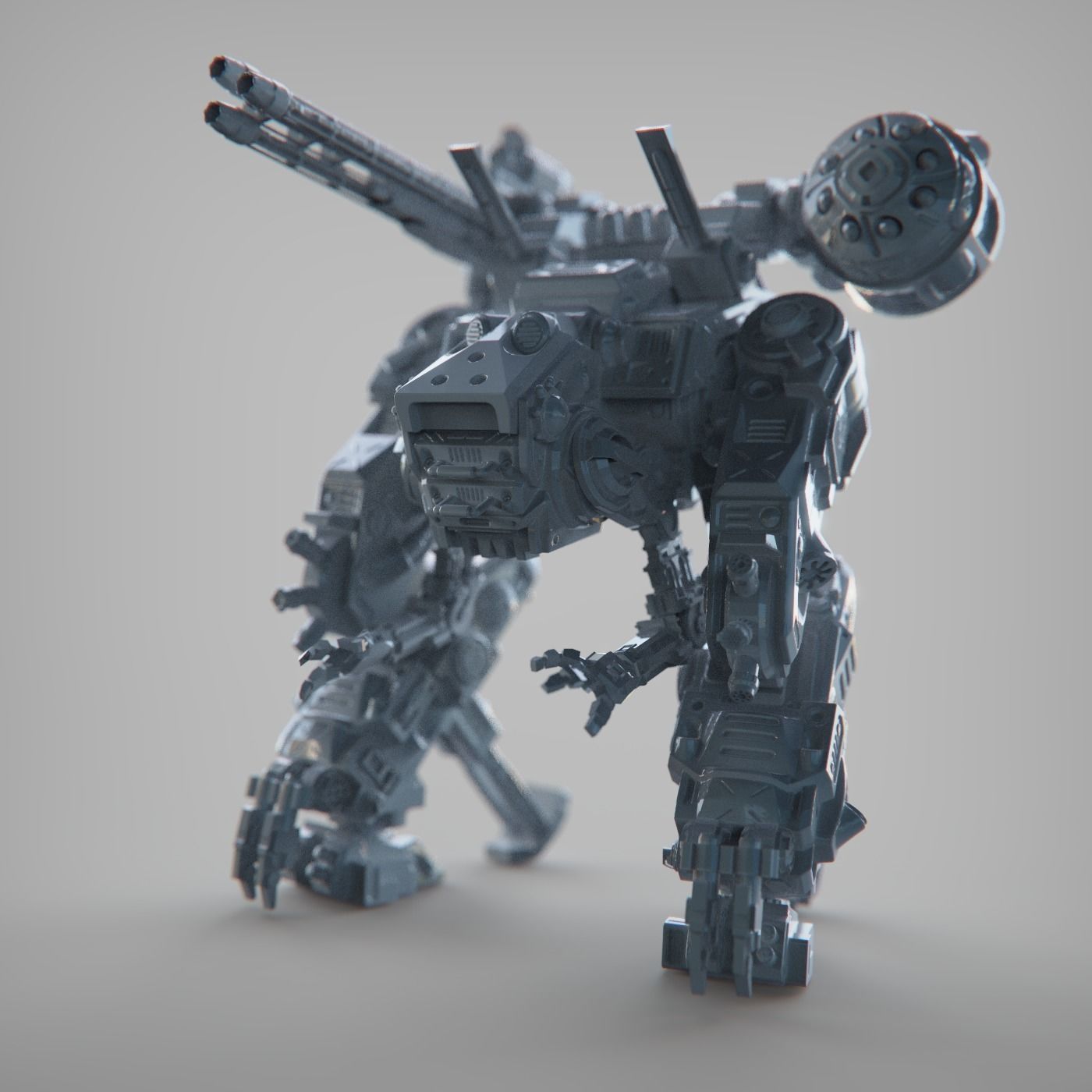 Mech- Gloomikrikt 3D print model_8