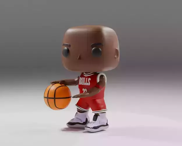 Michael Jordan Funko pop 3D print model