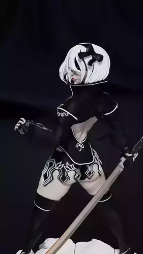 2B - Divergent Battler outfit from Nier reincarnation